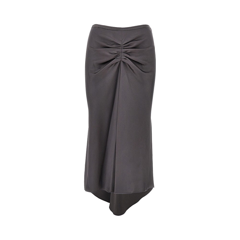 Victoria Beckham Gonna midi drappeggiata in crepe satin