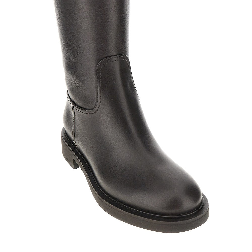 GIANVITO ROSSI Stivali 'Ascott' in pelle, view 2