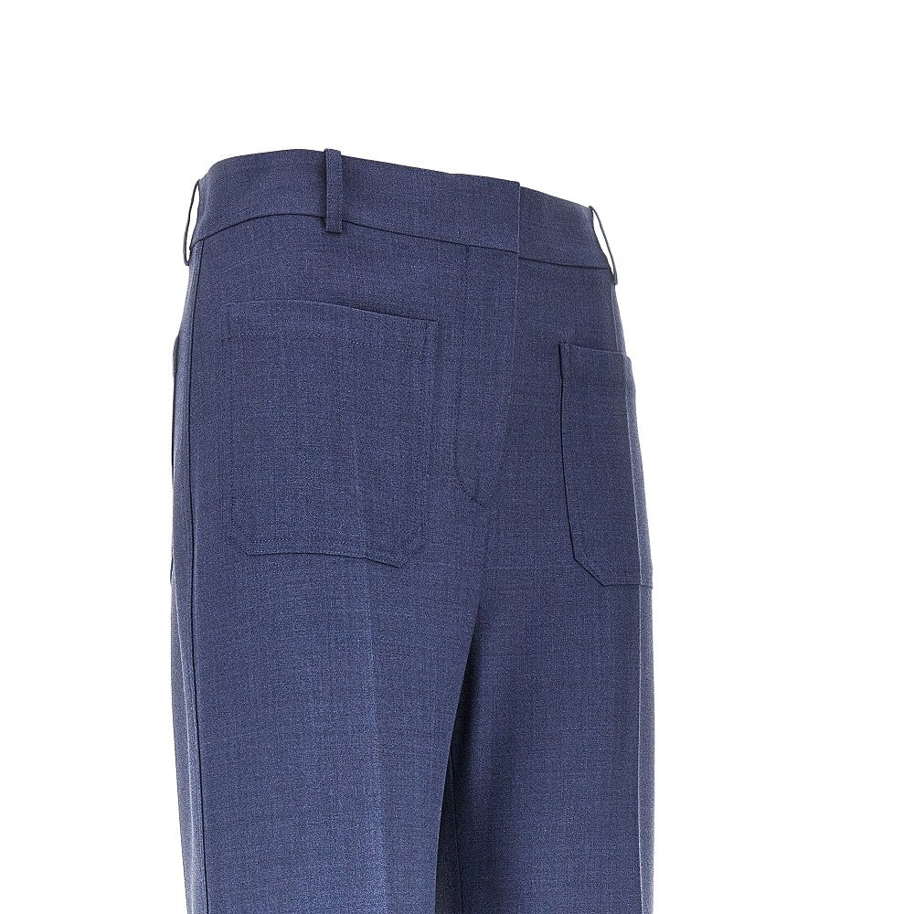 Victoria Beckham Pantalone in misto lana 'Alina', view 2