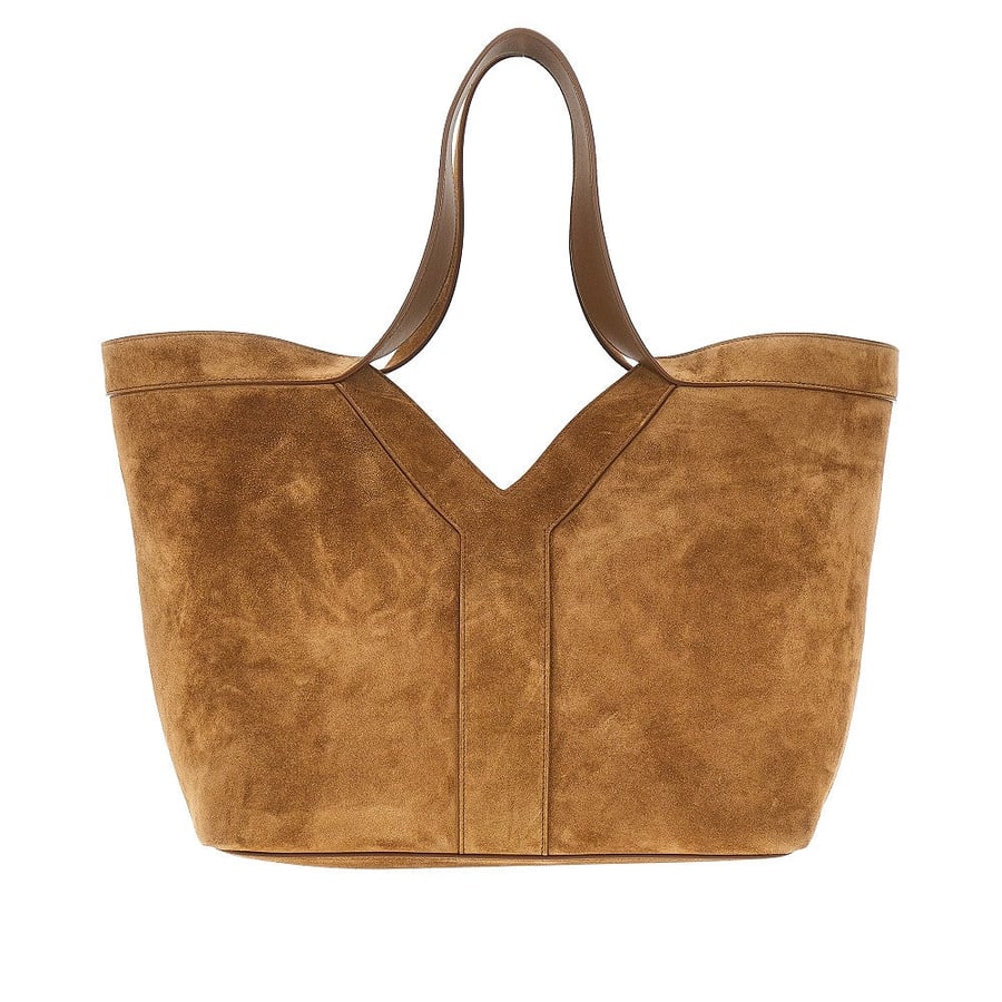 Saint Laurent Tote bag 'Y' piccola in pelle scamosciata