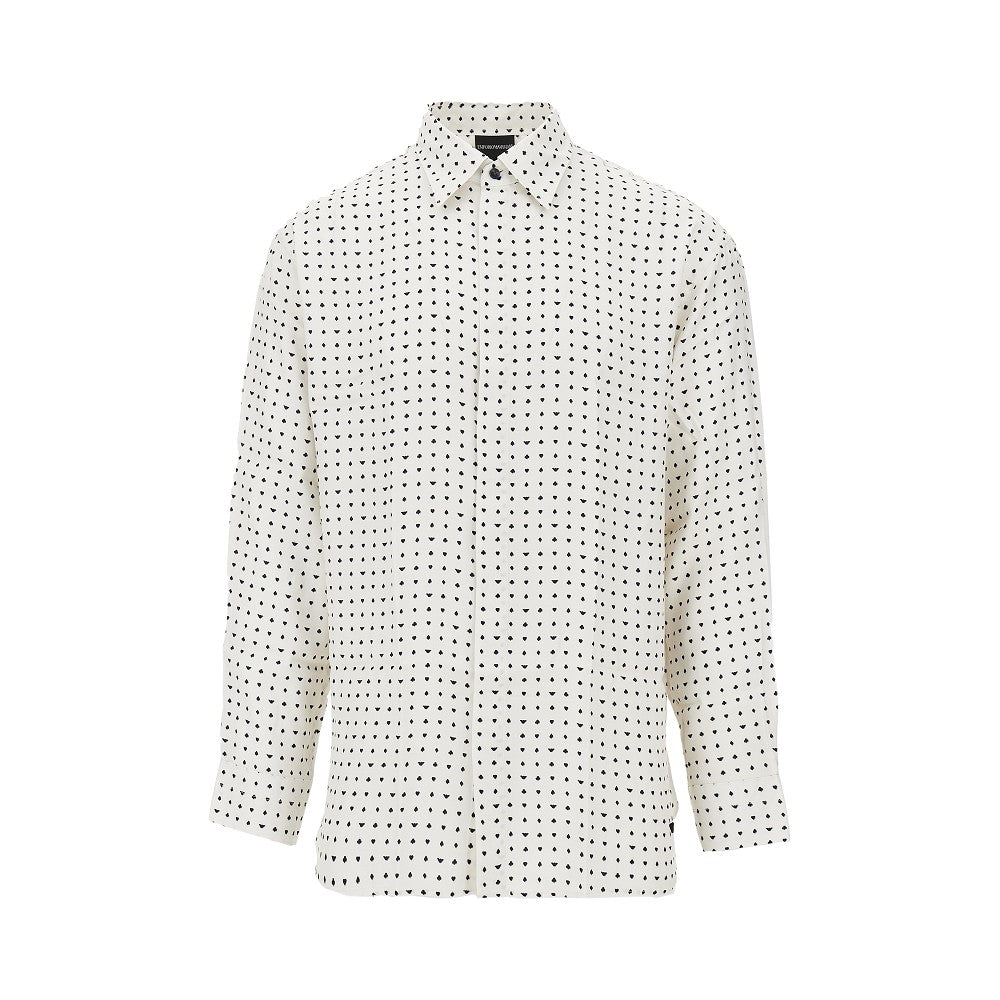Emporio Armani Camicia in viscosa stampata
