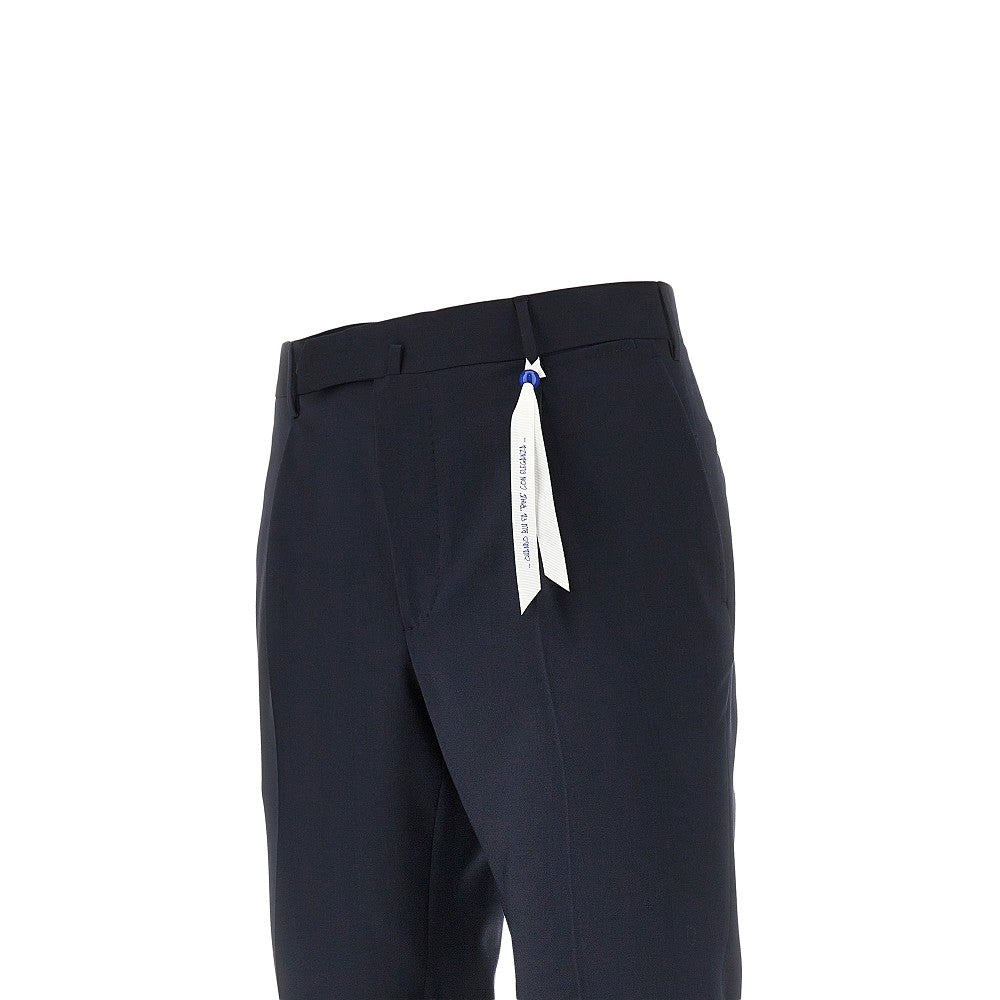 SANTANIELLO Pantalone 'Corice Rima' in lana, view 2