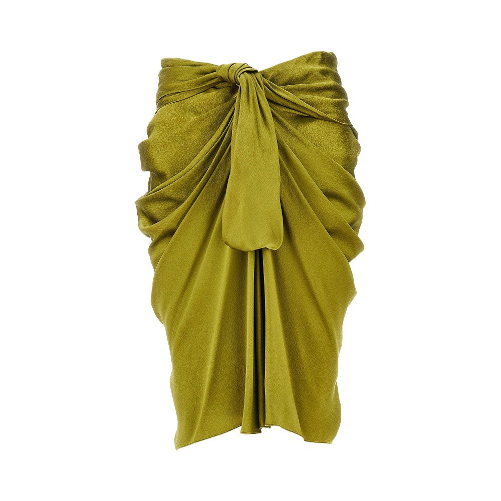 Chloé Gonna midi drappeggiata in seta