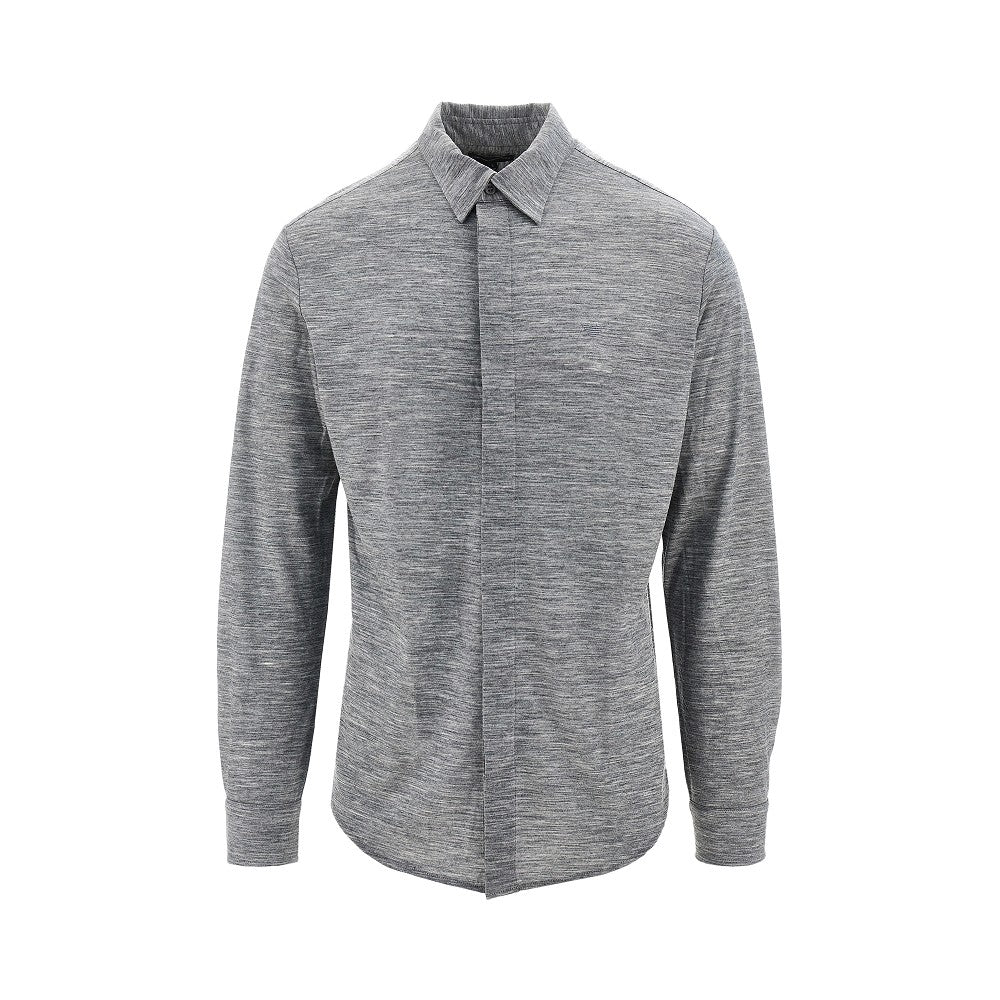 Emporio Armani Camicia in jersey di lana