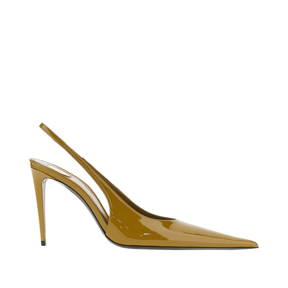 Saint Laurent Décolleté slingback 'Guermantes' in vernice