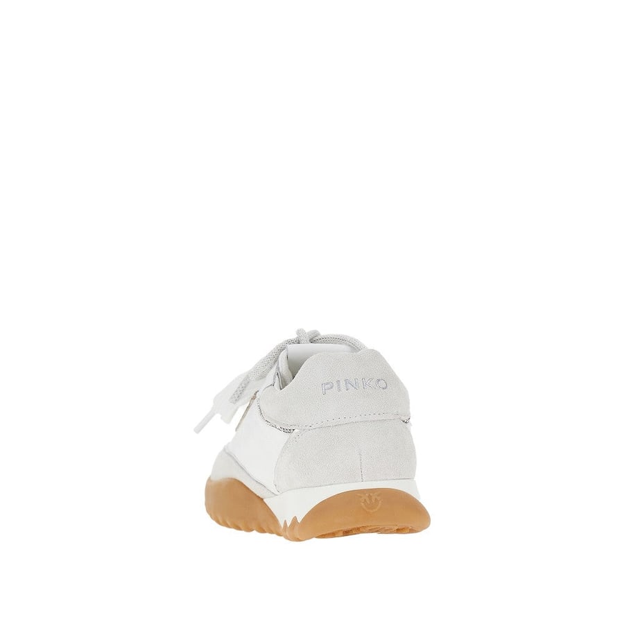 Pinko Sneakers in nylon e pelle scamosciata, view 3