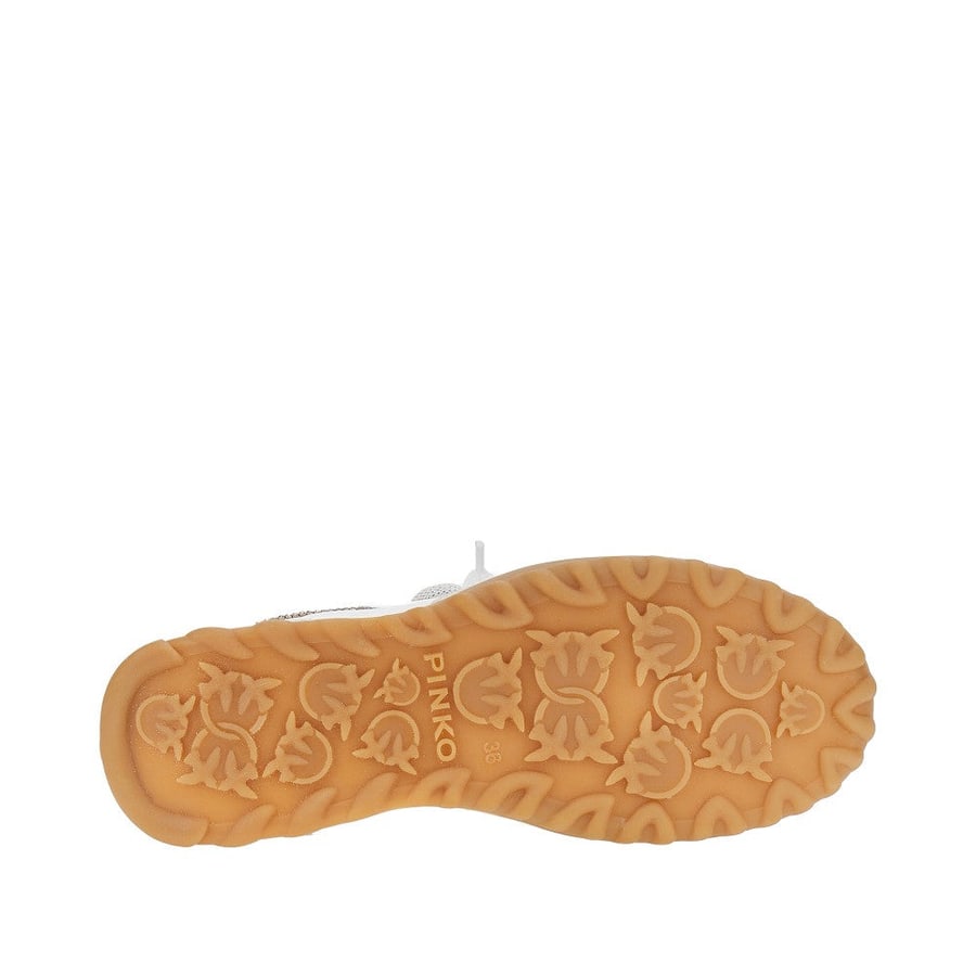 Pinko Sneakers in nylon e pelle scamosciata, view 5