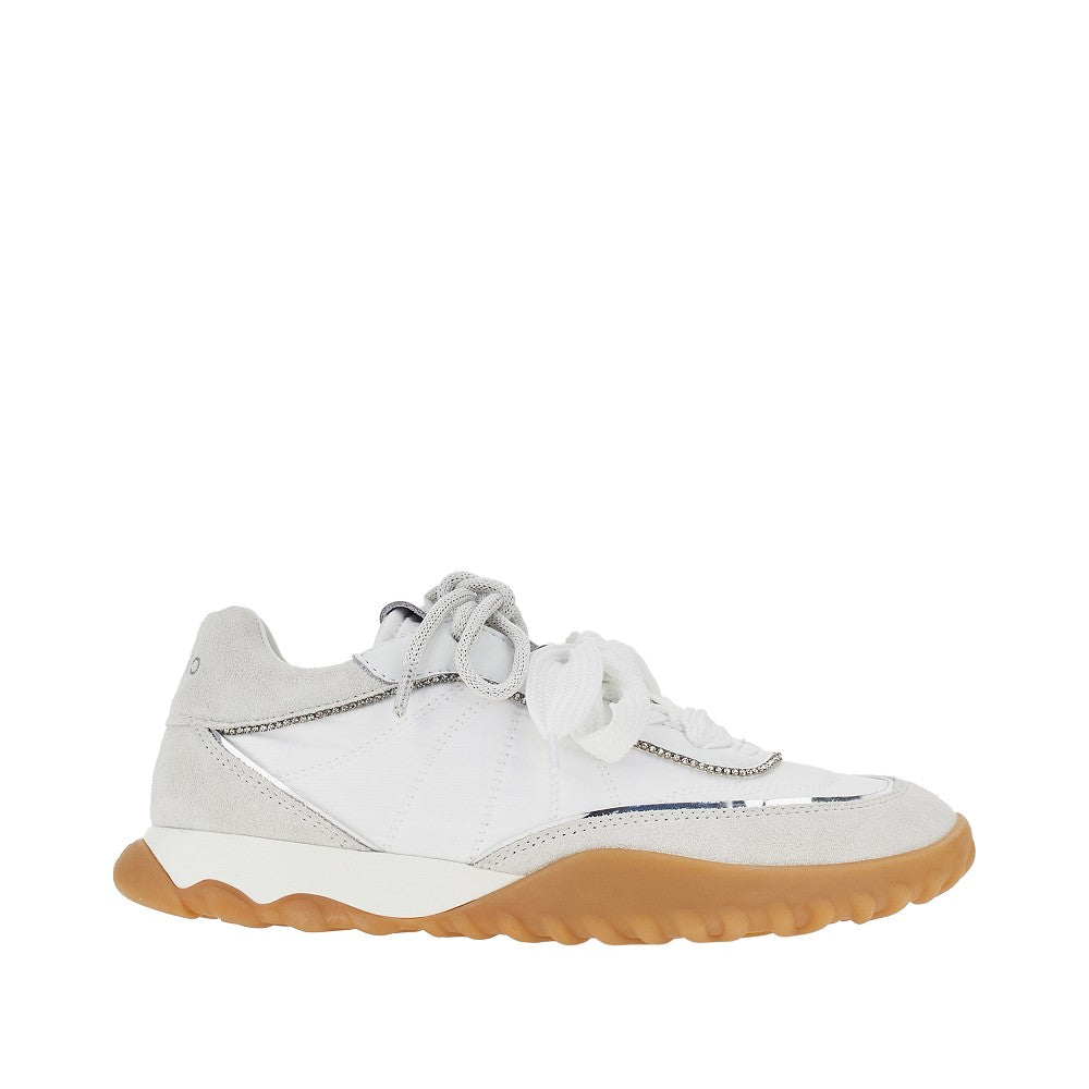 Pinko Sneakers in nylon e pelle scamosciata
