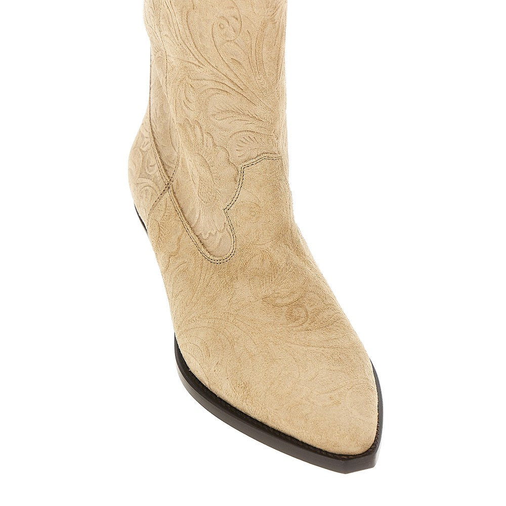 Isabel Marant Stivali texani 'Duerto' in pelle scamosciata, view 2