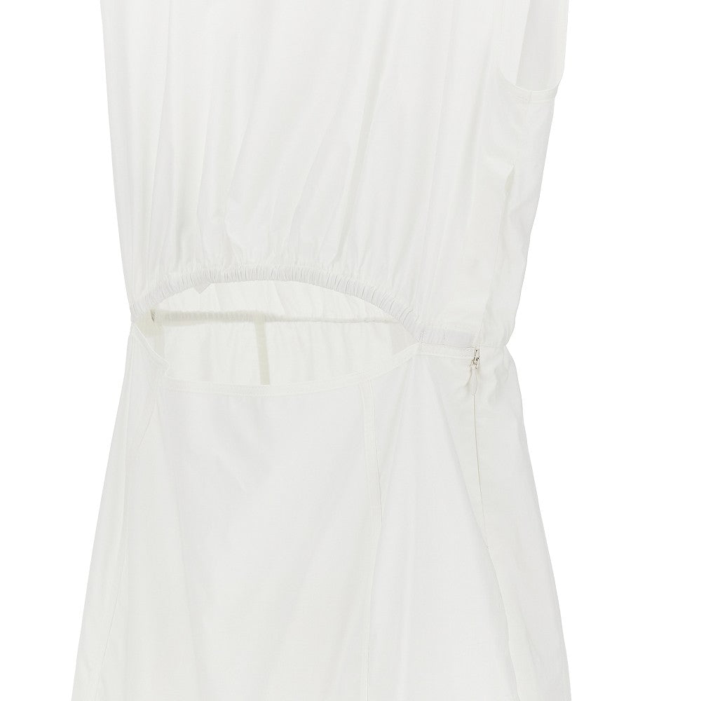 Pinko Abito midi in popeline con cut-out, view 2