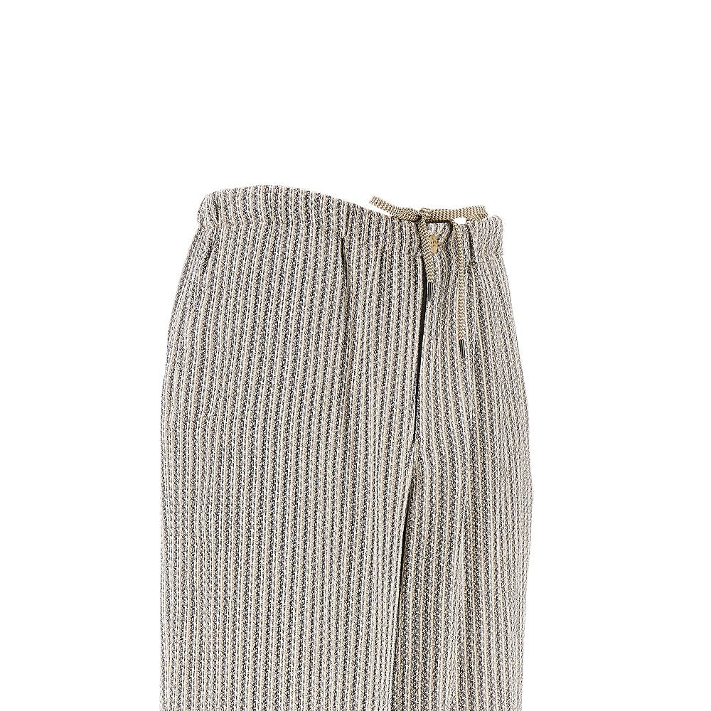 Emporio Armani Pantalone morbido in viscosa jacquard, view 2
