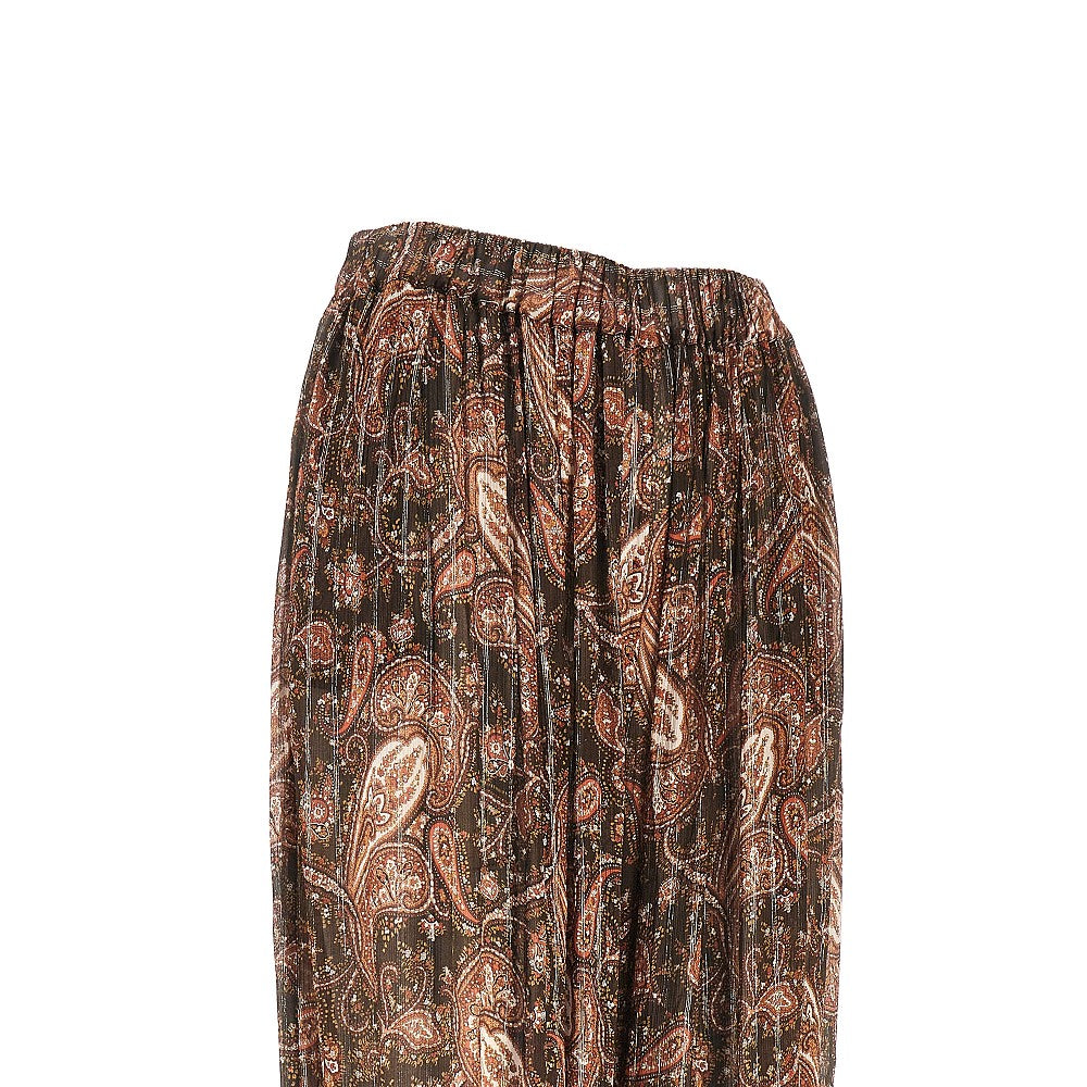 THE ANDAMANE Pantalone 'Noor' in georgette Paisley, view 2