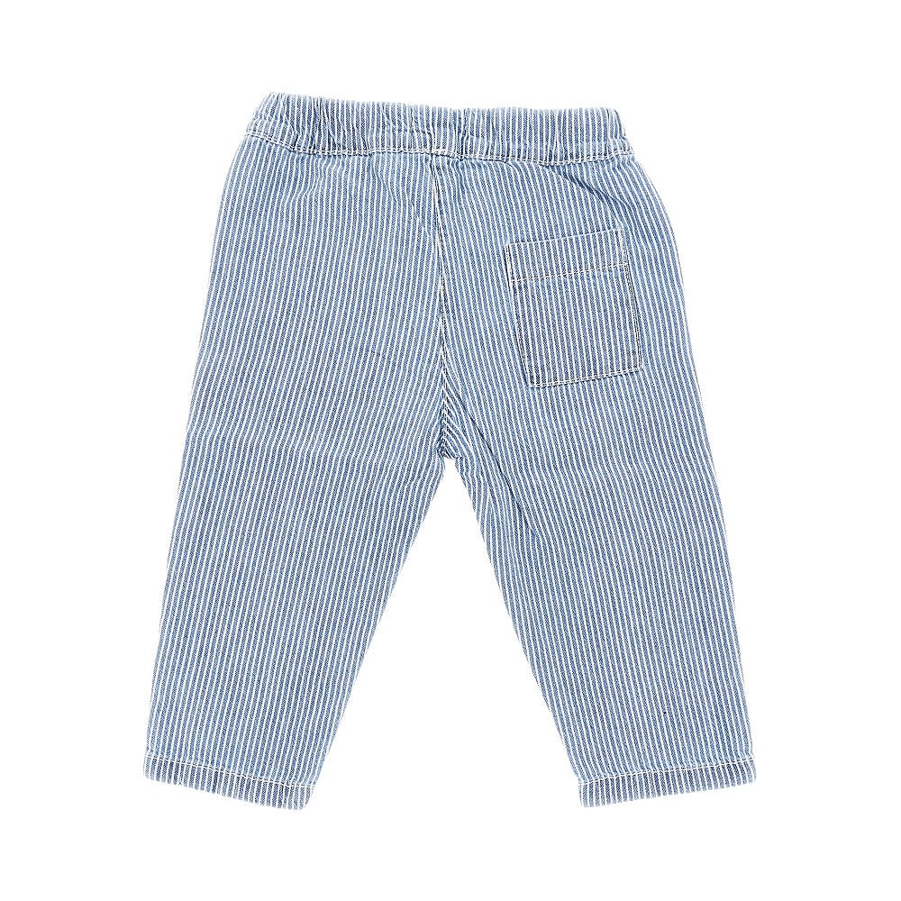 1 + IN THE FAMILY Pantalone in denim a righe, view 2