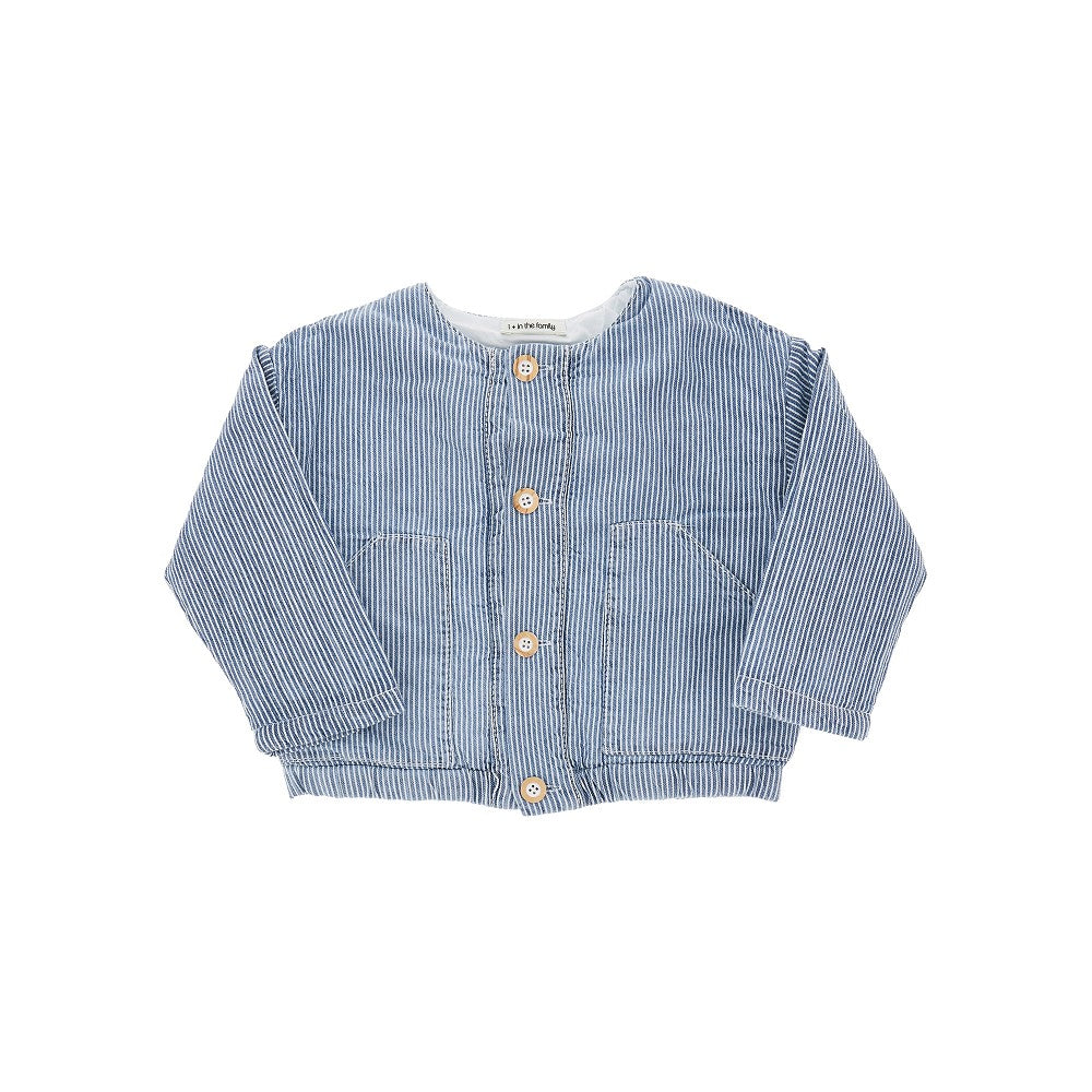 1 + IN THE FAMILY Giacca imbottita in denim