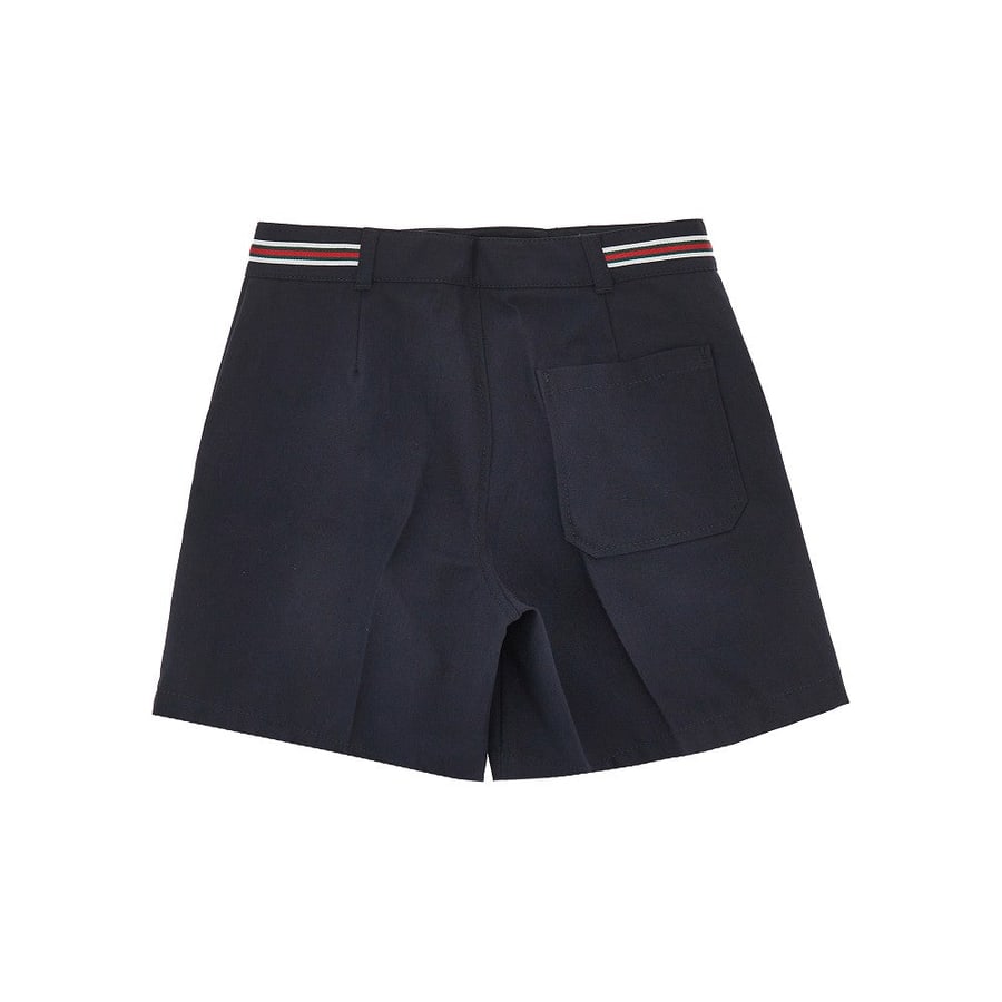 Gucci Bermuda in cotone con nastro Web, view 2