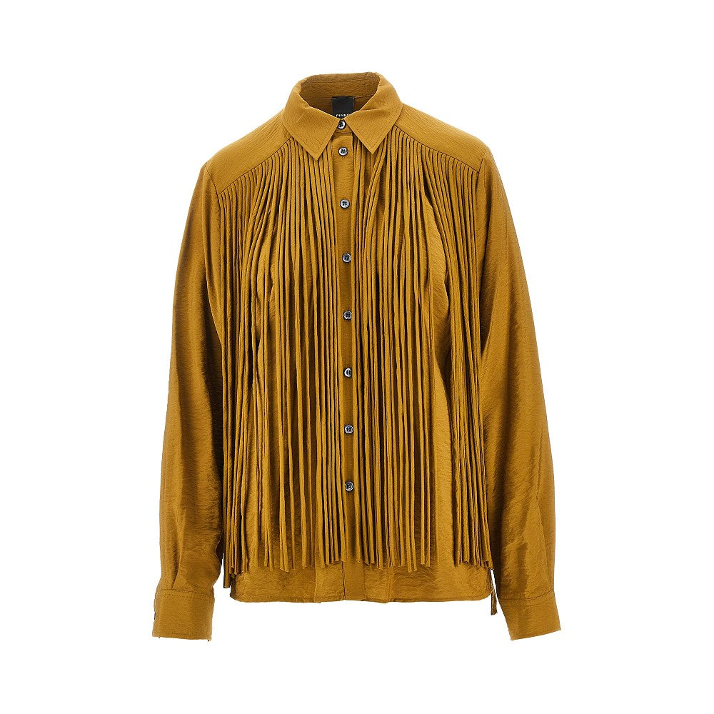Pinko Camicia in misto viscosa con frange