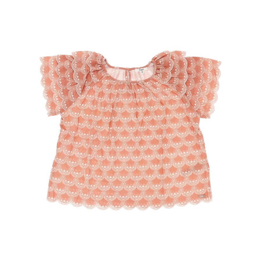 Chloé Blusa in cotone stampato
