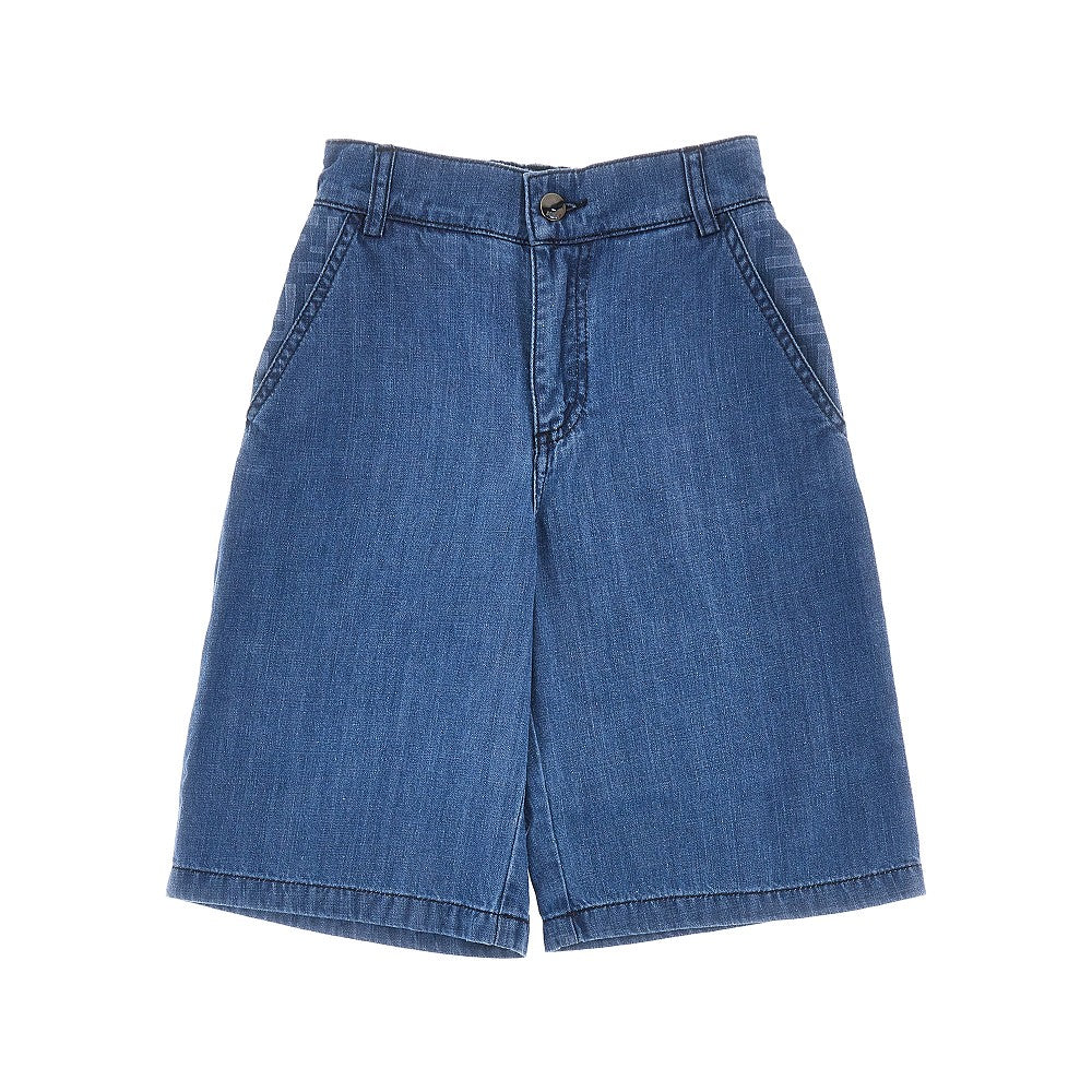 Fendi Bermuda Workwear in denim