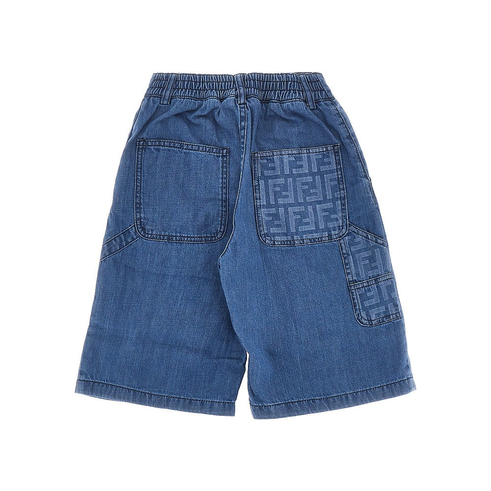 Fendi Bermuda Workwear in denim, view 2