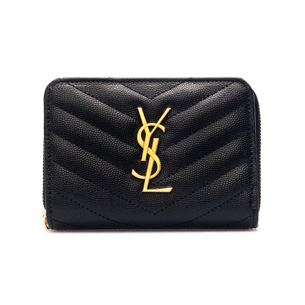 Saint Laurent Portafoglio in pelle Grain De Poudre