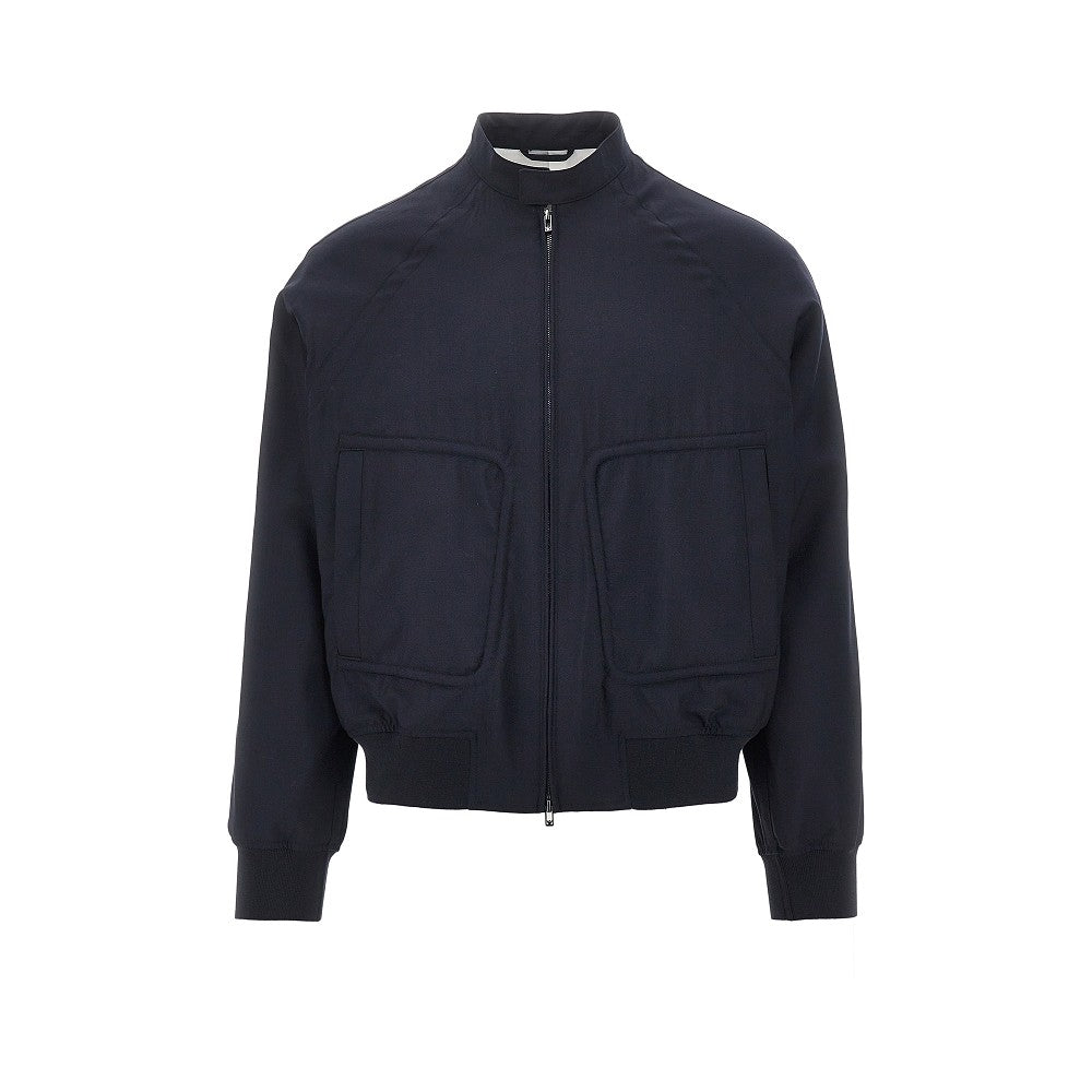 Emporio Armani Bomber in fresco lana