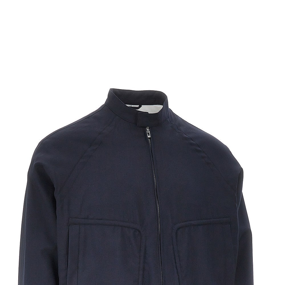 Emporio Armani Bomber in fresco lana, view 2