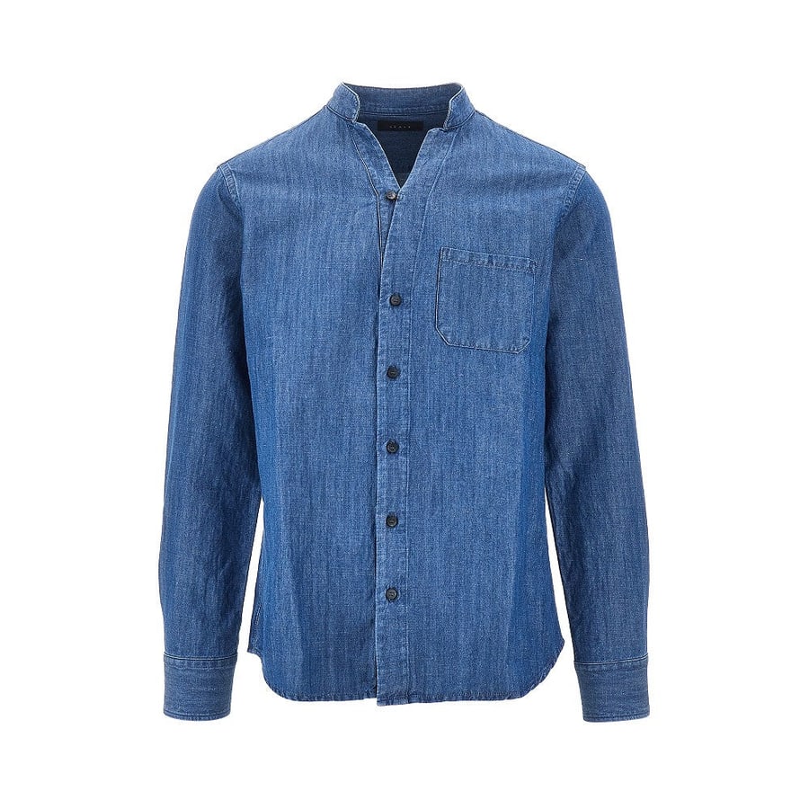 SEASE Camicia Fish Tail in denim