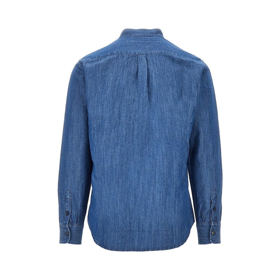 SEASE Camicia Fish Tail in denim, view 3