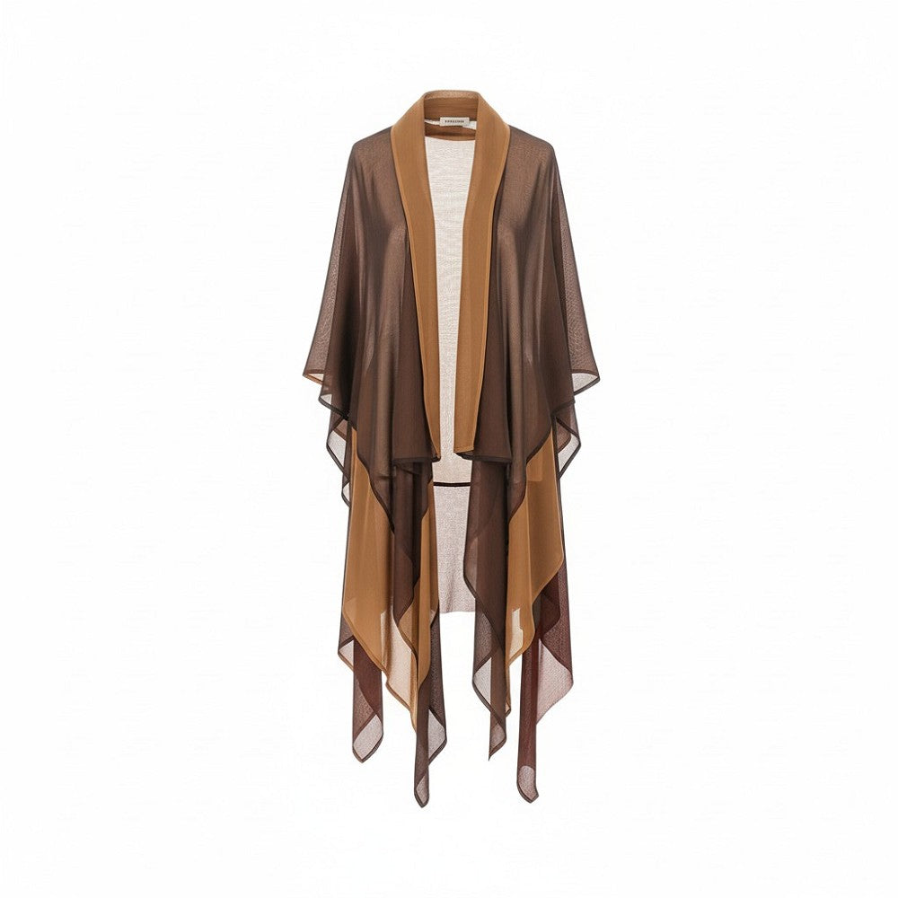 ALBERTA FERRETTI Spolverino in chiffon di seta