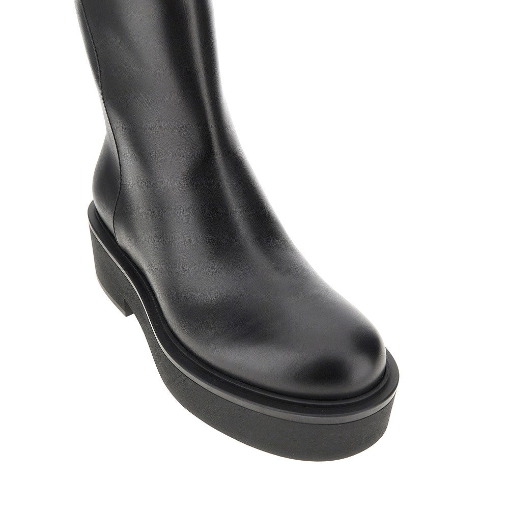 GIANVITO ROSSI Stivaletti 'Hiro' in pelle, view 2