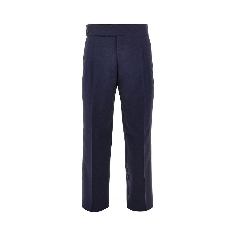 REVERES Pantalone in lana e mohair con doppia pince