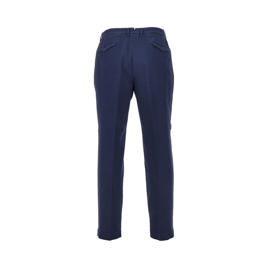 SANTANIELLO Pantalone 'Arechi' in cotone e lino, view 3