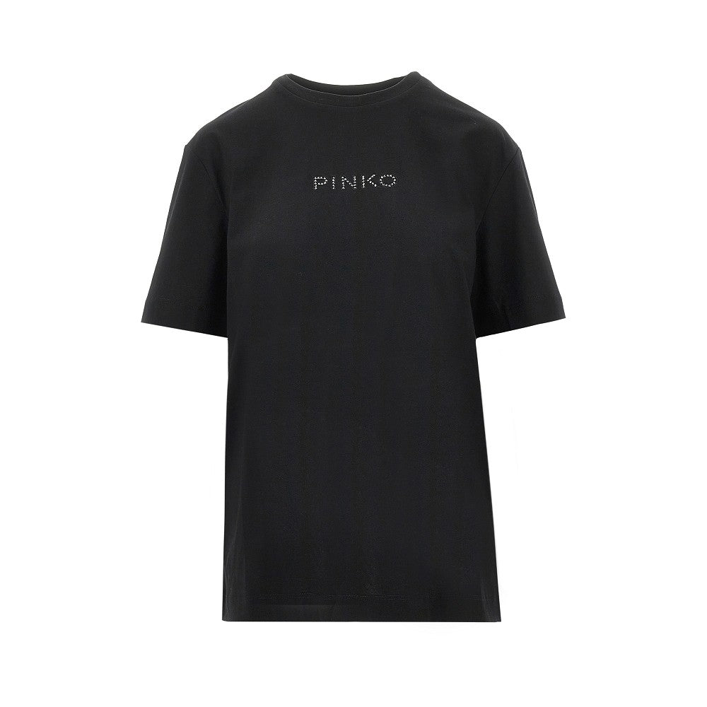 Pinko T-shirt 'More Strass Less Stress'