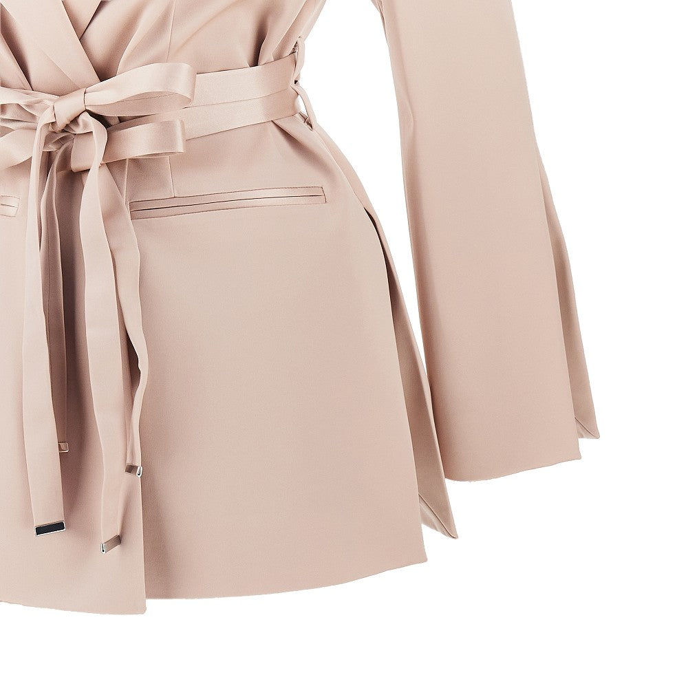 Pinko Giacca in satin con cintura, view 2