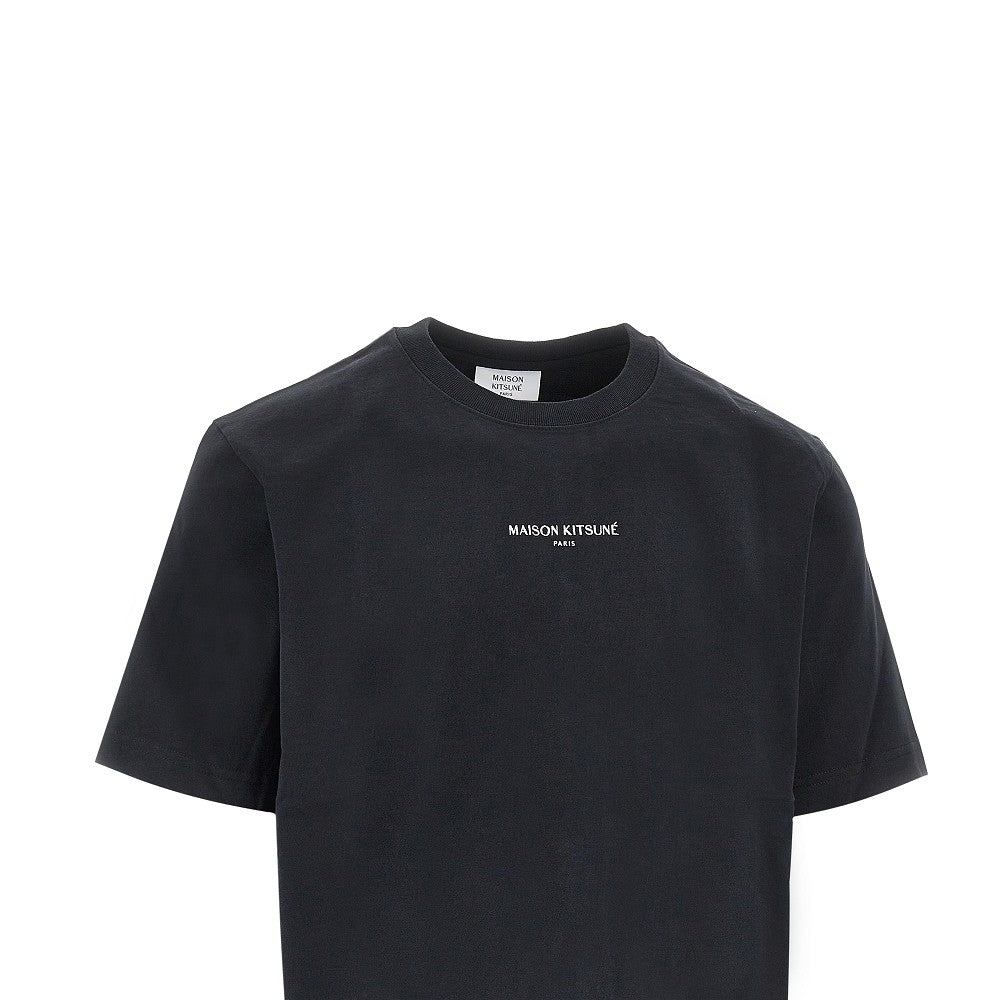 MAISON KITSUNE T-shirt con ricamo 'Maison Kitsuné Paris', view 2