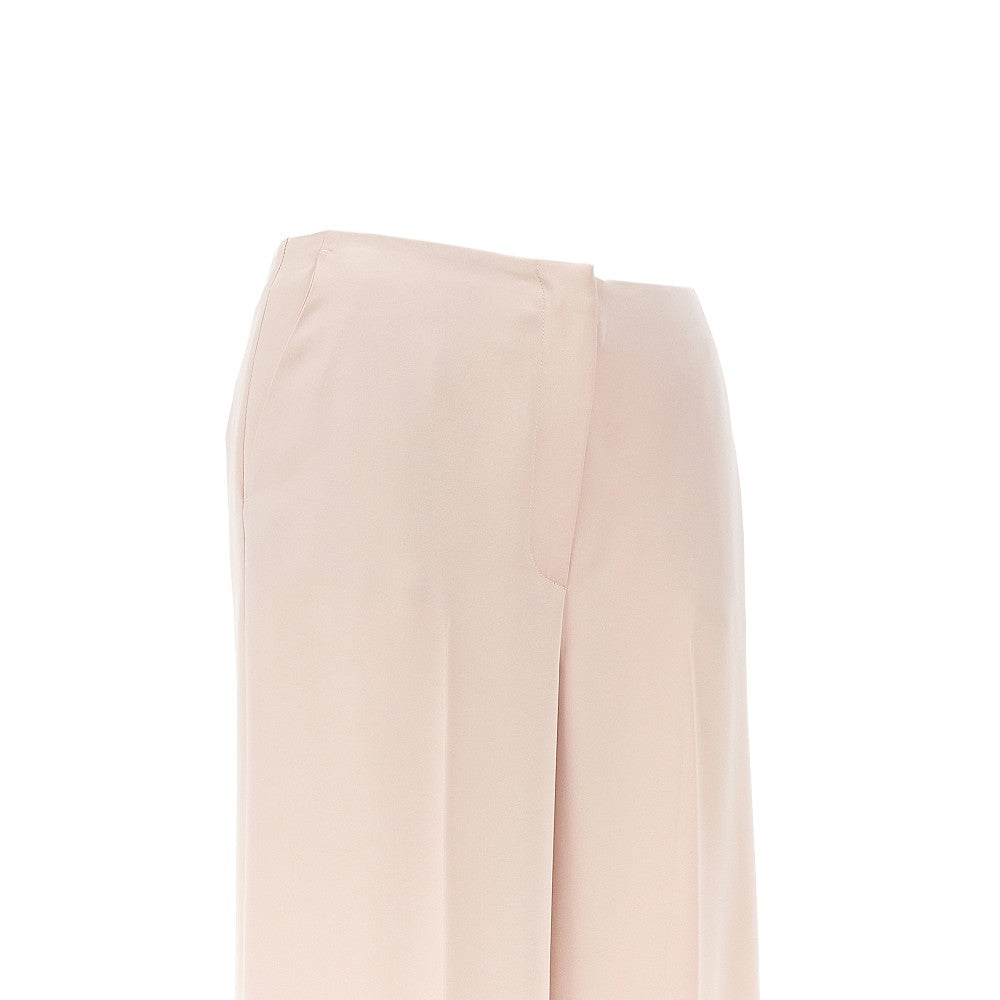 Pinko Pantalone a gamba ampia in satin, view 2