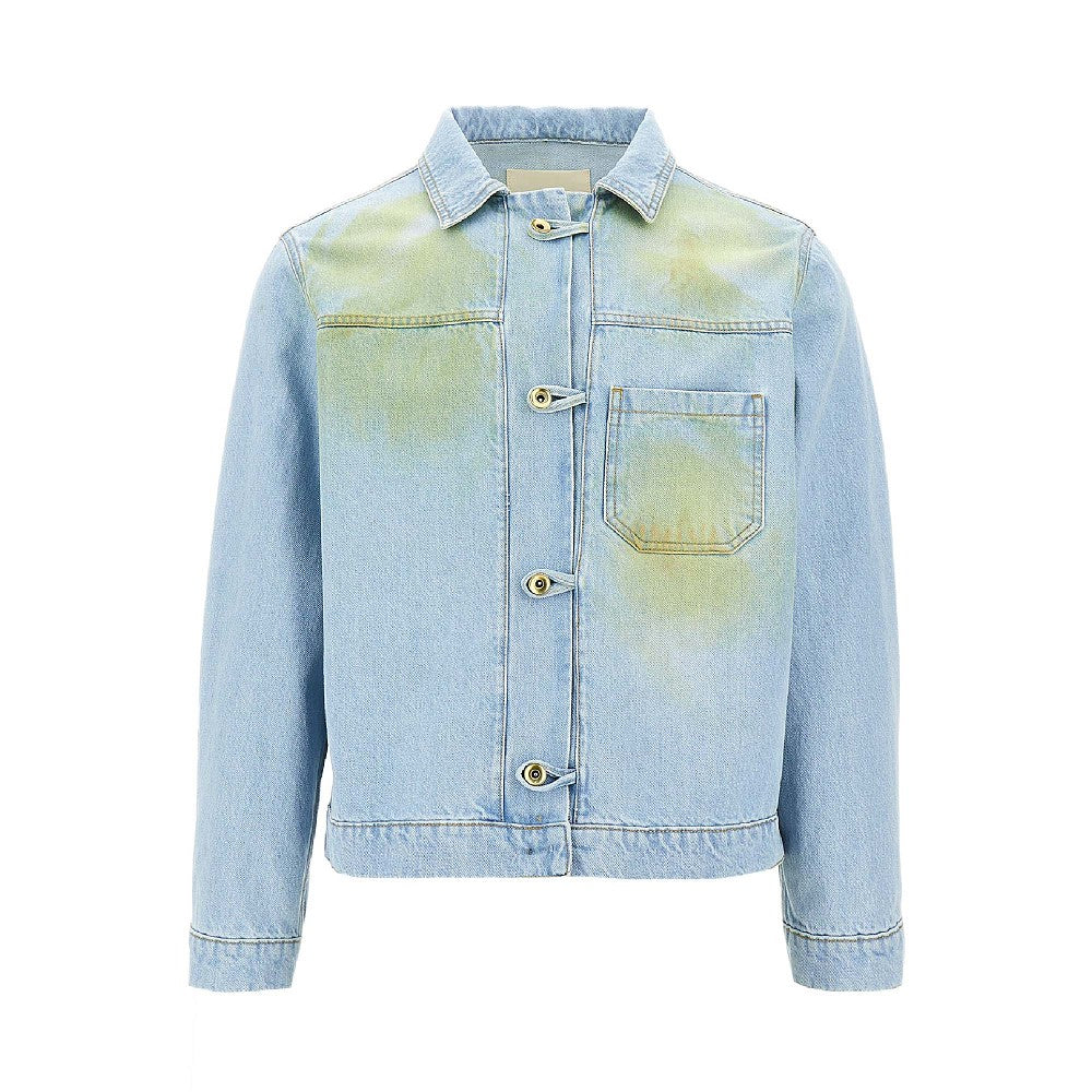 C.9.3 Giacca in denim con effetto macchiato