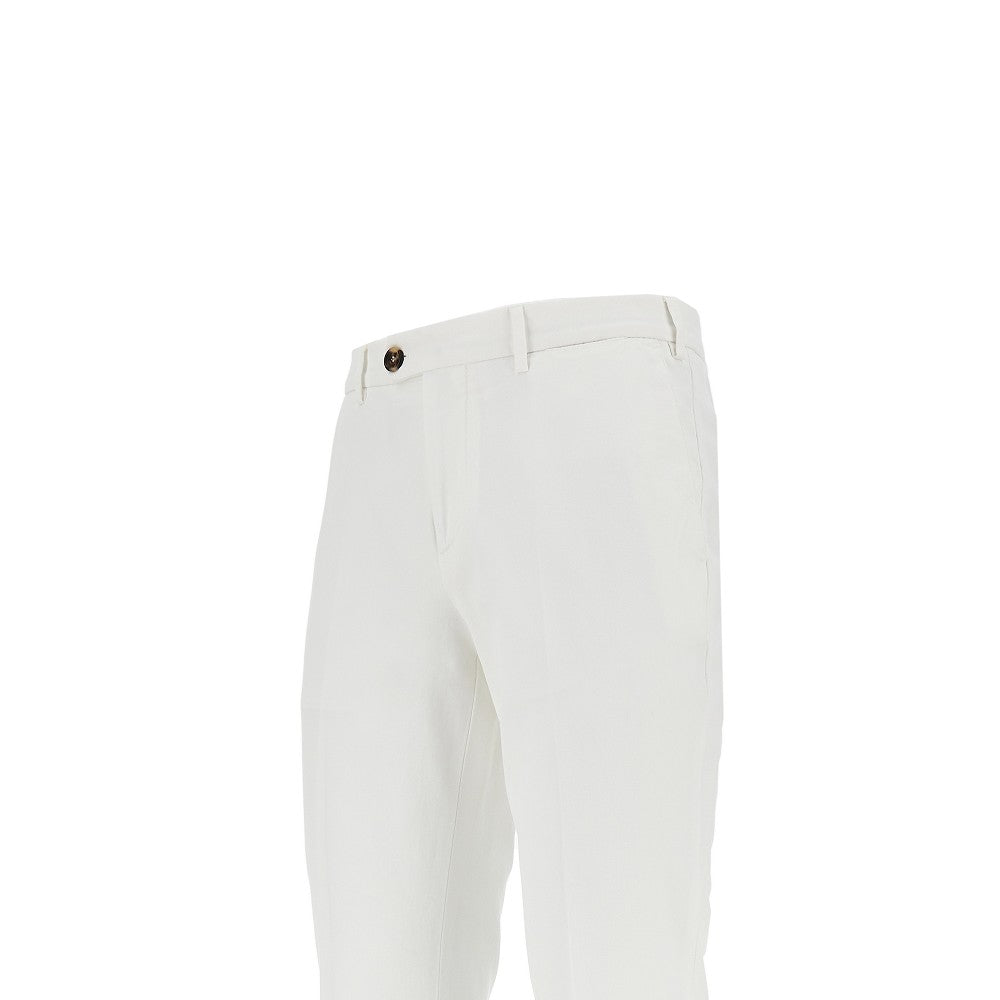 Brunello Cucinelli Pantalone Italian Fit in gabardina, view 2