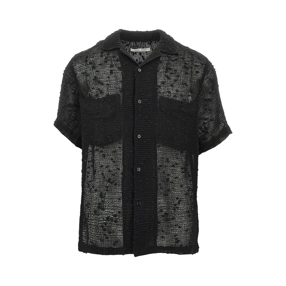 CMMN SWDN Camicia 'Dexter' in misto lino e cotone