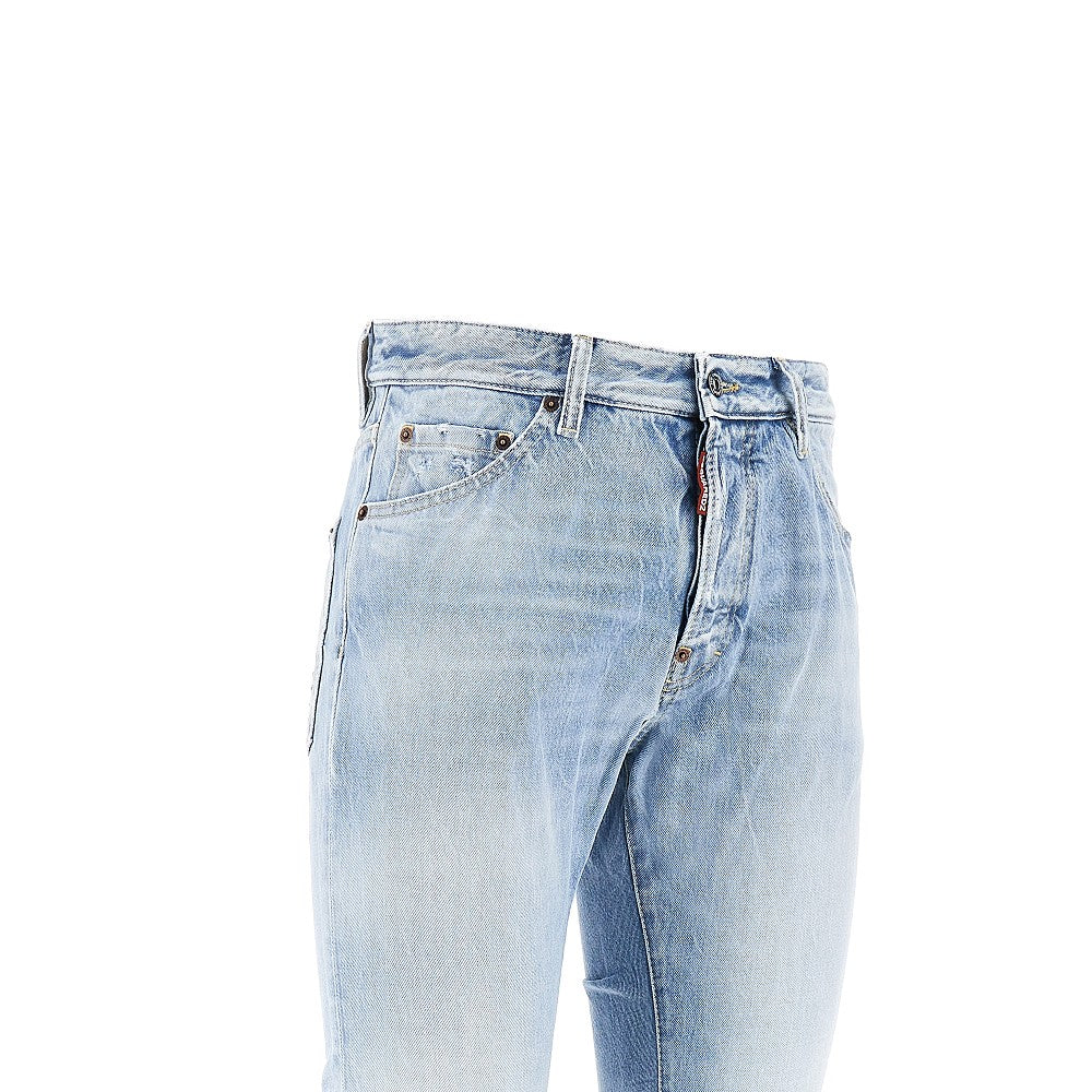 Dsquared2 Jeans Teddy in denim distressed, view 2