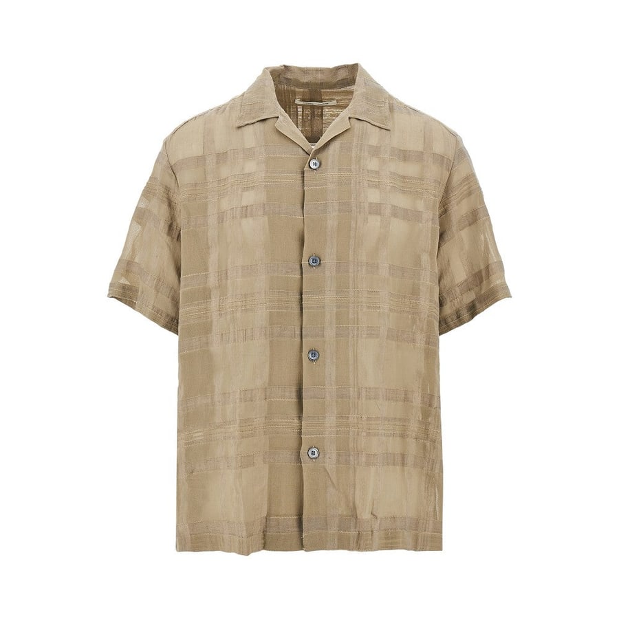 CMMN SWDN Camicia 'Ted' in lino e cotone