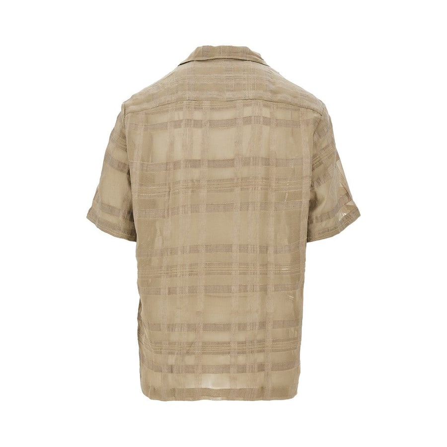 CMMN SWDN Camicia 'Ted' in lino e cotone, view 3