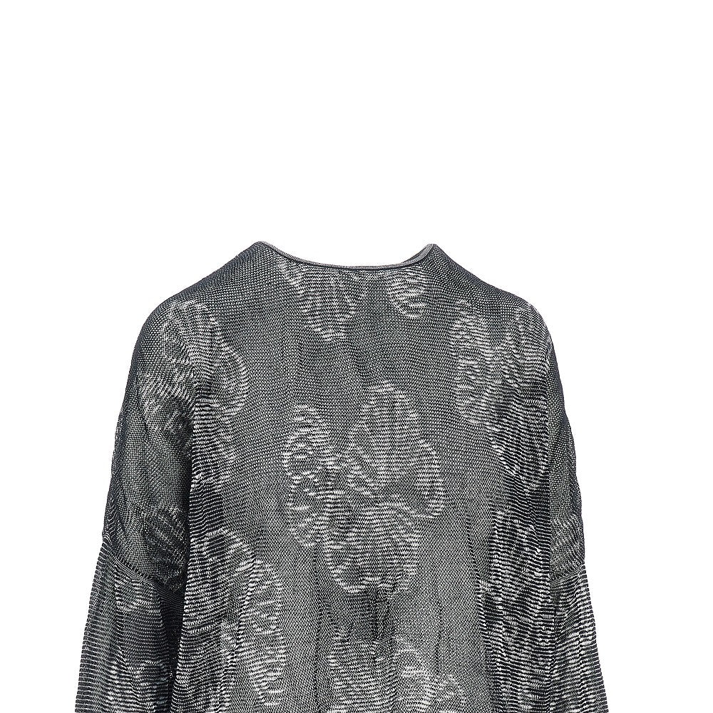 Emporio Armani Maglia in misto cotone jacquard, view 2
