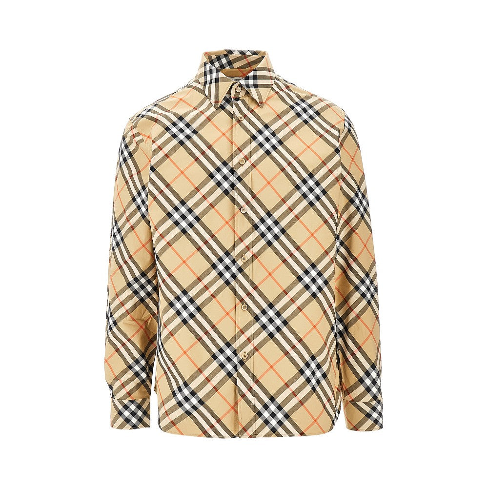 Burberry Camicia in popeline Check