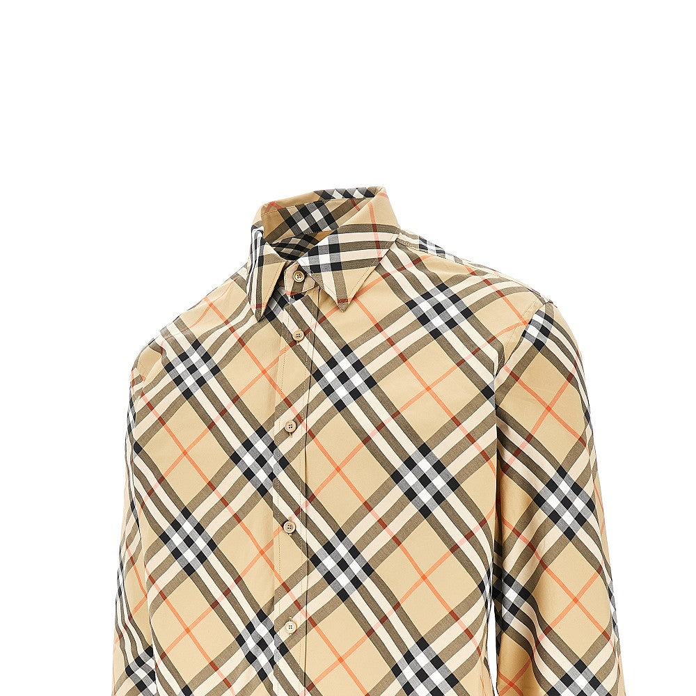Burberry Camicia in popeline Check, view 2