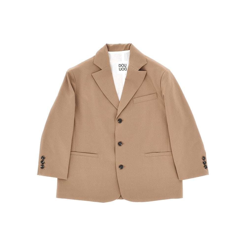 DOUDOU Blazer monopetto oversize