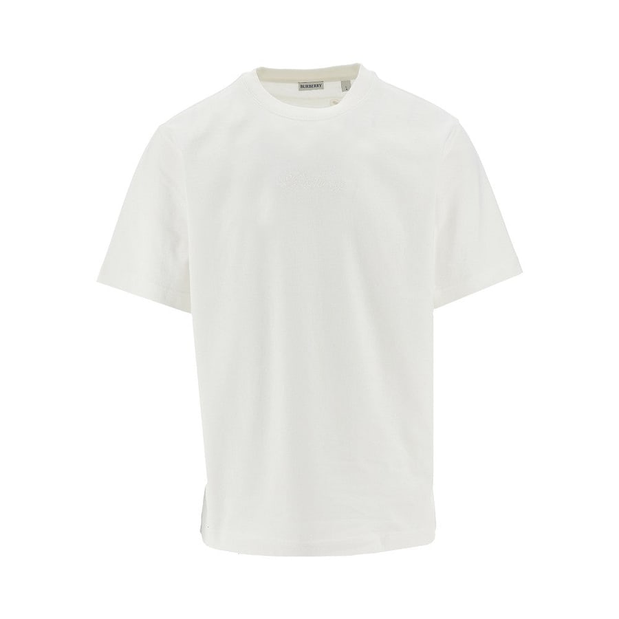 Burberry T-shirt con logo in Burberry Check