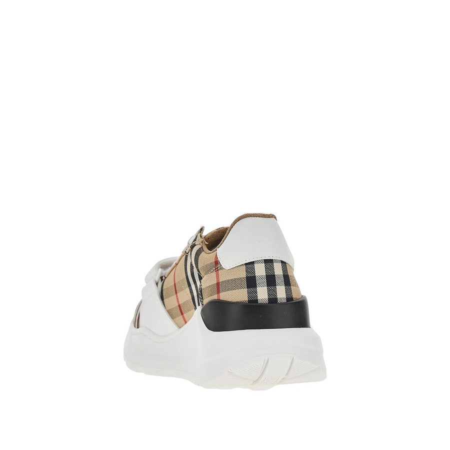 Burberry Sneakers in cotone Check, view 3
