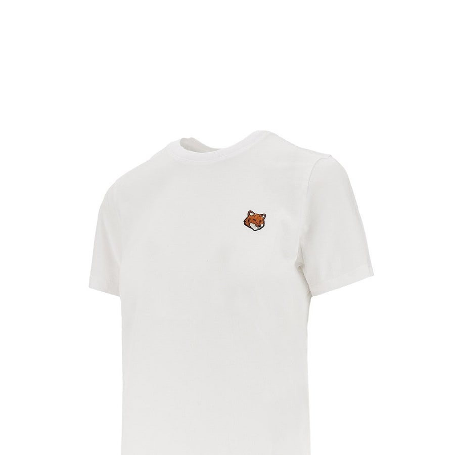 MAISON KITSUNE T-shirt con patch 'Fox Head', view 2