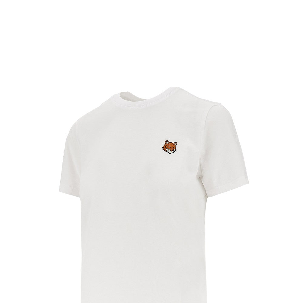 MAISON KITSUNE T-shirt con patch 'Fox Head', view 2